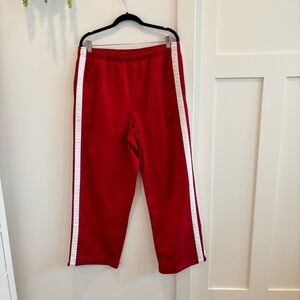 Vintage Nike Track Pants Men's 80's 90's Y2K Athletic Basketball Red 36x30 Large